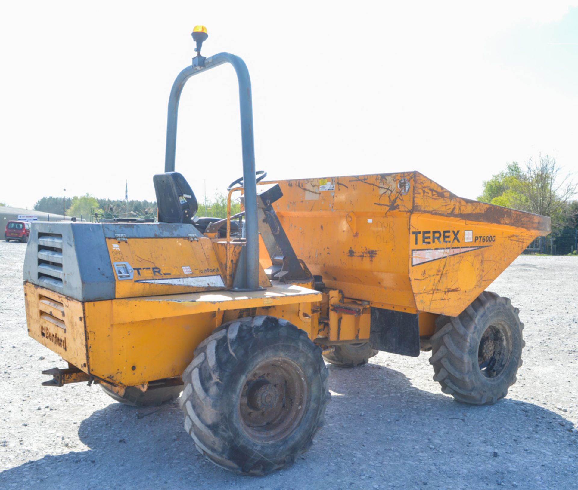 Benford Terex 6 tonne straight skip dumper Year: 2004 S/N: E401EE002 Recorded Hours: 3515 DPR049 - Image 4 of 12