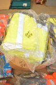 Box of 10 Hi-Viz yellow fleece jackets Size 3XL New & unused