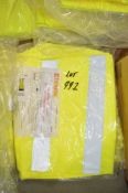 2 pairs of Hi-Viz yellow waterproof trousers Size XXL New & unused