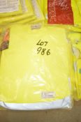 6 - Hi-Viz yellow sweatshirts Size 2XL New & unused