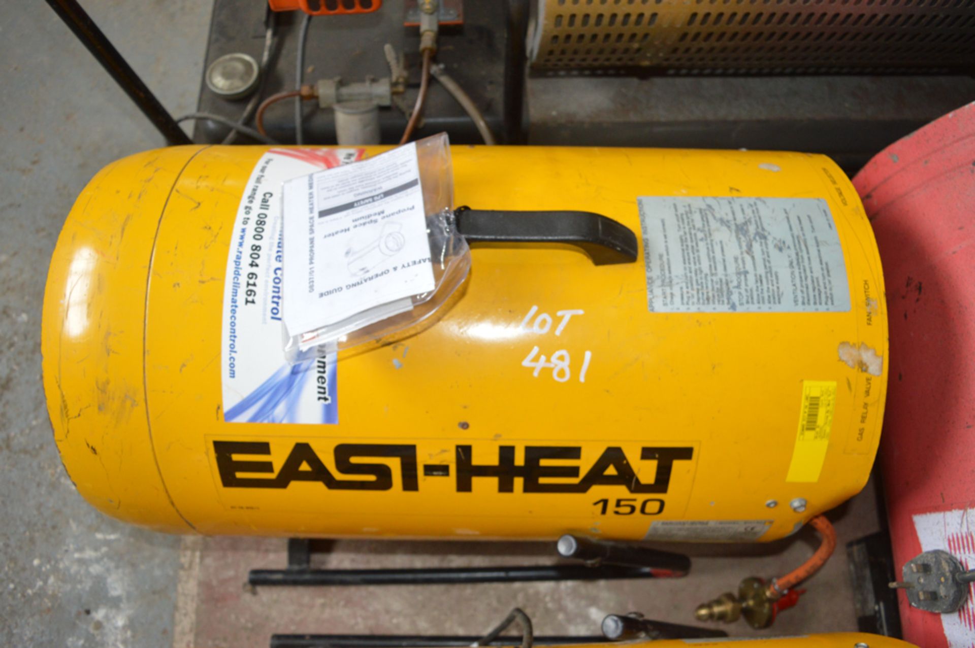 Easi Heat 150 240v gas fired space heater
