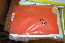 Pair of Hi-Viz orange overalls Size 3XL New & unused