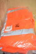 4 - Hi-Viz orange work jackets Size L New & unused