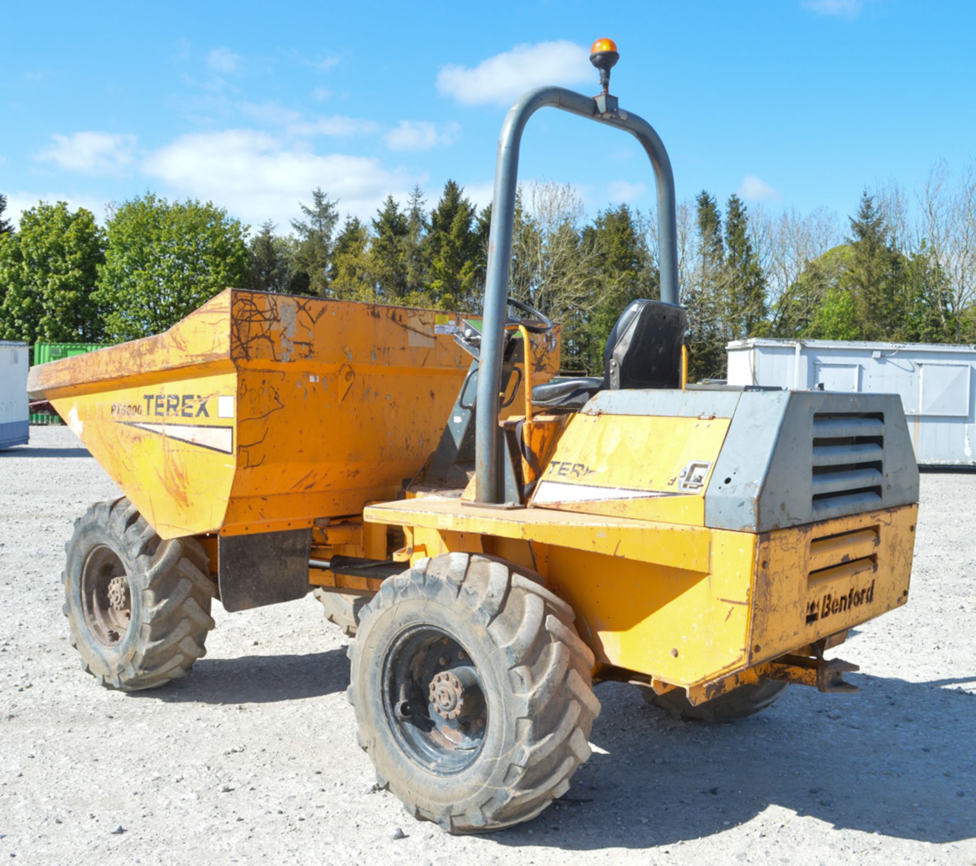 Benford Terex 6 tonne straight skip dumper Year: 2004 S/N: E401EE002 Recorded Hours: 3515 DPR049 - Image 3 of 12