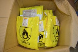 Box of Hi-Viz yellow waistcoats