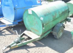 Trailer Engineering 250 gallon bunded fast tow fuel bowser c/w manual fuel pump, delivery hose &