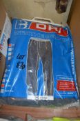 2 pairs of blue waterproof trousers Size XXL New & unused