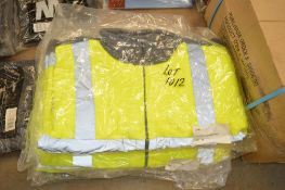 4 - Hi-Viz yellow fleece jackets Size M New & unused