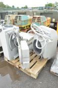 2 - air conditioning units & 3 - radiators