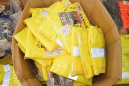 Box of Hi-Viz yellow waistcoats Size 2 XL New & unused