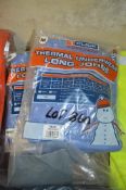 5 pairs of thermal Long Johns Size M New & unused