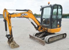 JCB 8025 ZTS 2.5 tonne rubber tracked excavator Year: 2011 S/N: 2020515 Recorded Hours: 2080