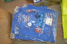 7 - Royal blue polo shirts Size XL New & unused