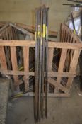 5 - 1500 mm hex shanked digging bars New & unused