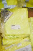 5 pairs of Hi-Viz yellow work trousers Size 33 New & unused