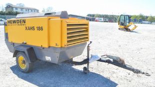 Atlas XAHS186 400 cfm diesel driven air compressor Year: 2008 S/N: 80695775 Recorded Hours: 3297