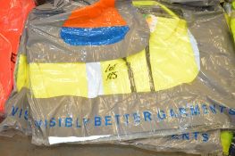 8 - Hi-Viz yellow soft shell jackets Size 3XL New & unused