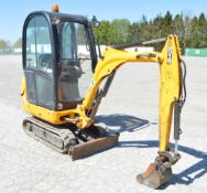 JCB 801.6 1.5 tonne rubber tracked mini excavator Year: 2011 S/N: 1703959 Recorded Hours: 1597