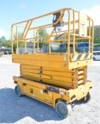 Haulotte Compact 12 12 metre battery electric scissor lift access platform Year: 2008 S/N: