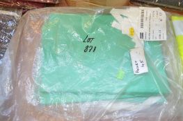 2 - green aprons New & unused