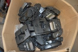 Box of telephone handsets