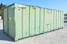 24 ft x 9 ft steel store site unit c/w keys A337105