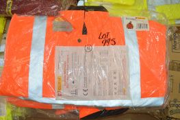 5 - Hi-Viz orange work jackets Size XL New & unused