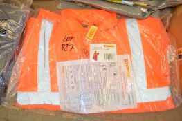 Hi-Viz orange work jacket Size M New & unused