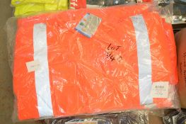 3 - Hi-Viz orange work jackets Size M New & unused