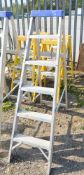 Clow 5 tread aluminium step ladder A671456