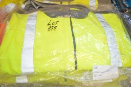 5 - Hi-Viz yellow fleece jackets Size XXXL New & unused