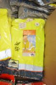 5 - Hi-Viz yellow sweatshirts Size S New & unused