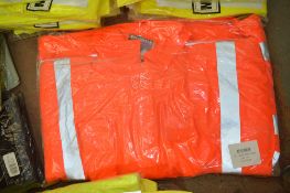 Hi-Viz orange work jacket Size 2XL New & unused