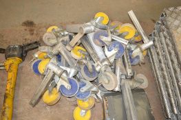 Quantity of various scaffold podium castors