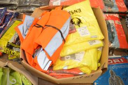 Box of various Hi-Viz waistcoasts New & unused