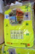 5 pairs of Hi-Viz yellow waterproof trousers Size XXL New & unused