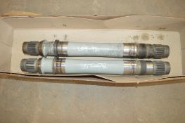 2 x Aircraft axles Approximately 500mm x 50mm