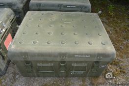 Steel carry case Approximately 800mm x 600mm x 400mm