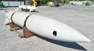 Tornado 2250 litre drop fuel tank Approximately 20ft long x 2ft 6 inch in diameter