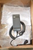 Box of 8 Philips mobile radio microphones