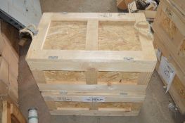 2 - Wooden packing crates Approximately 700mm x 440mm x 330mm