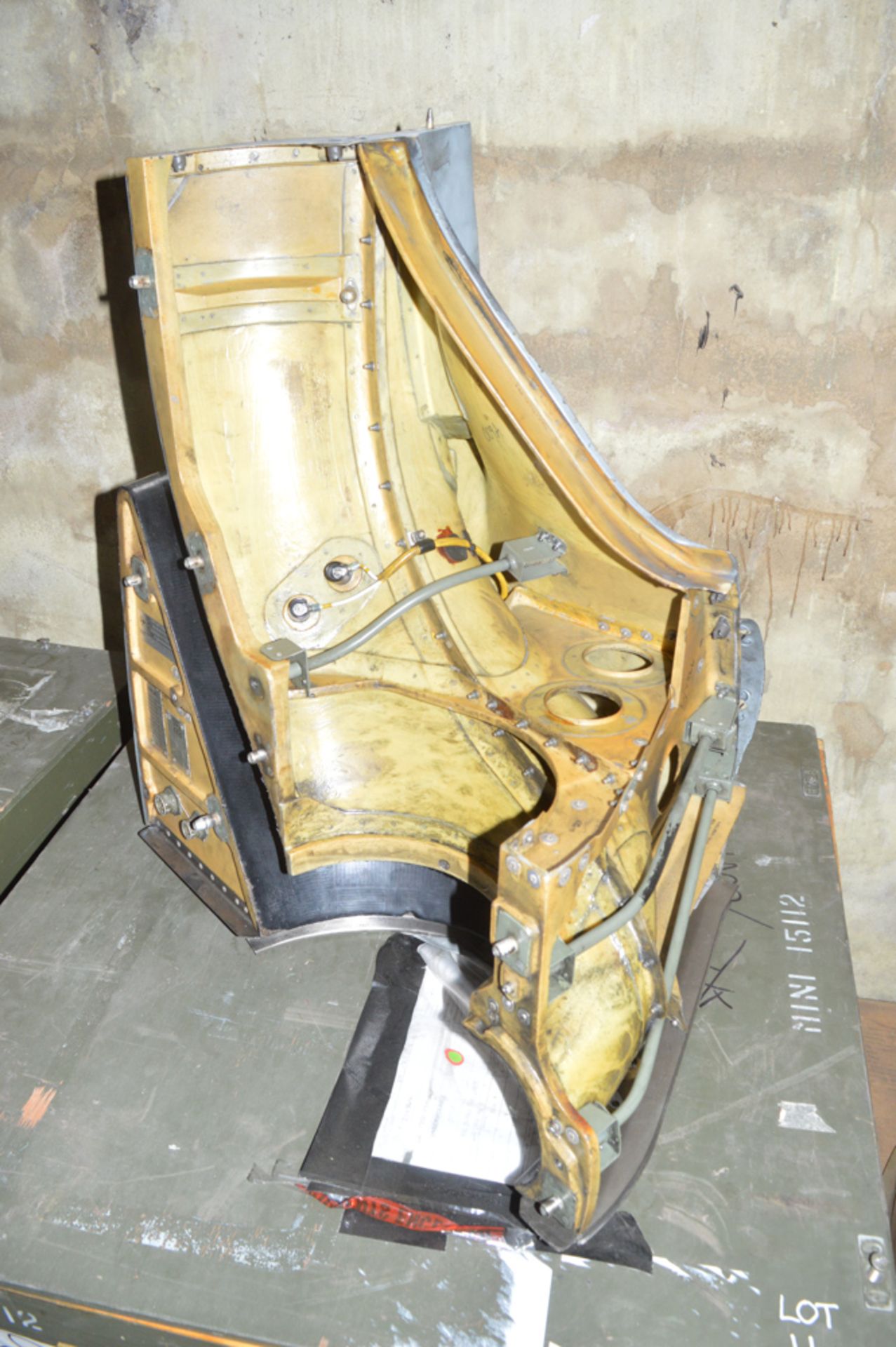 Tornado right hand upper air intake Approximately 660mm x 700mm C/w wooden packing crate - Image 2 of 2