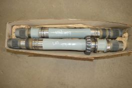 2 x Aircraft axles Approximately 500mm x 50mm