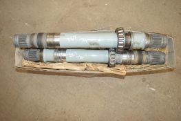 2 x Aircraft axles Approximately 500mm x 50mm