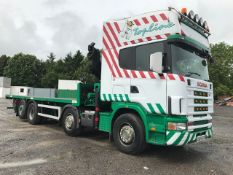 Scania 124 420 8 wheel crane lorry Registration Number: EU04 UZW Date of Registration: MOT