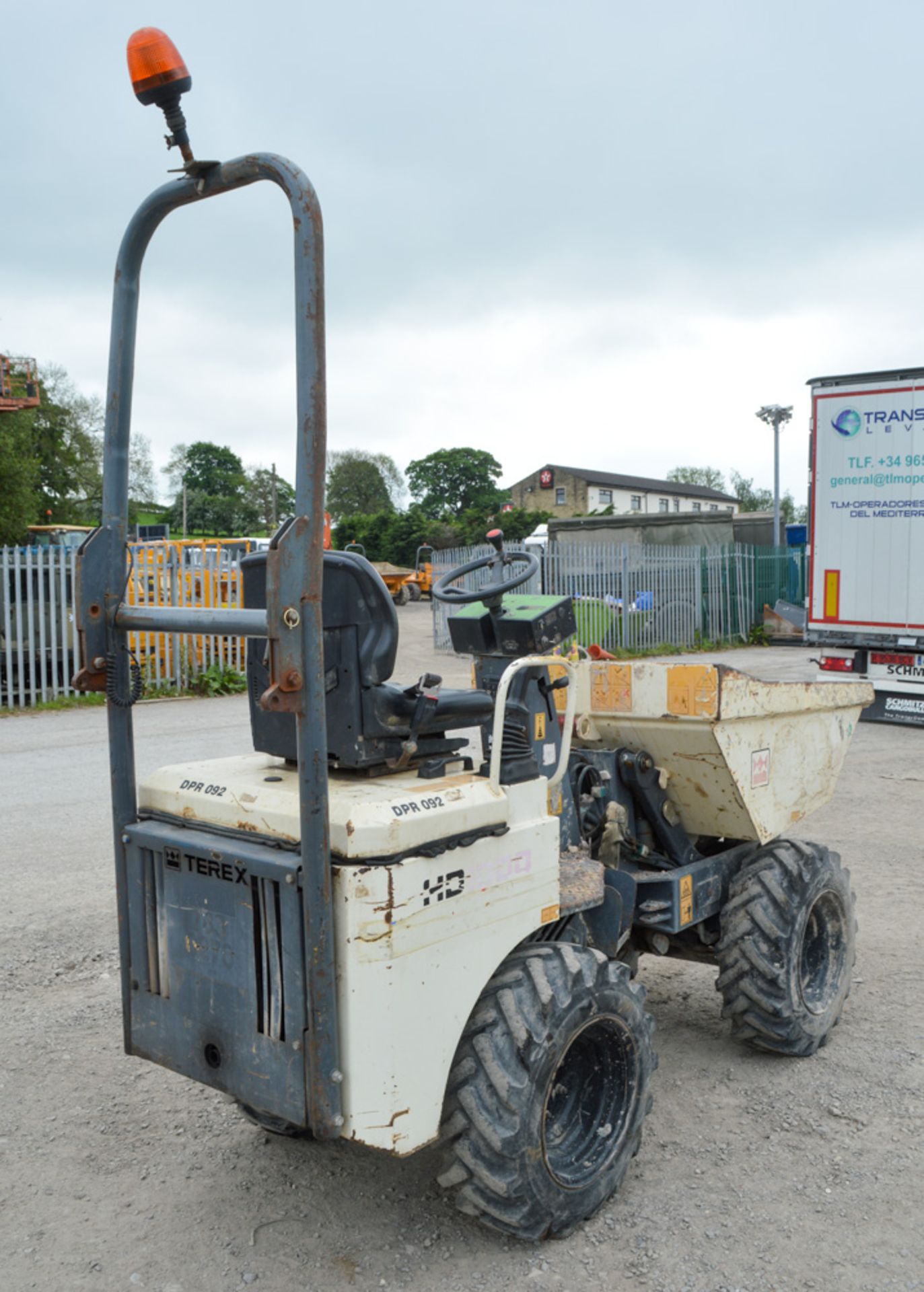 Benford Terex HD1000 1 tonne hi-tip dumper Year: 2007 S/N:  Recorded Hours: 2191 DPR092 - Image 4 of 11