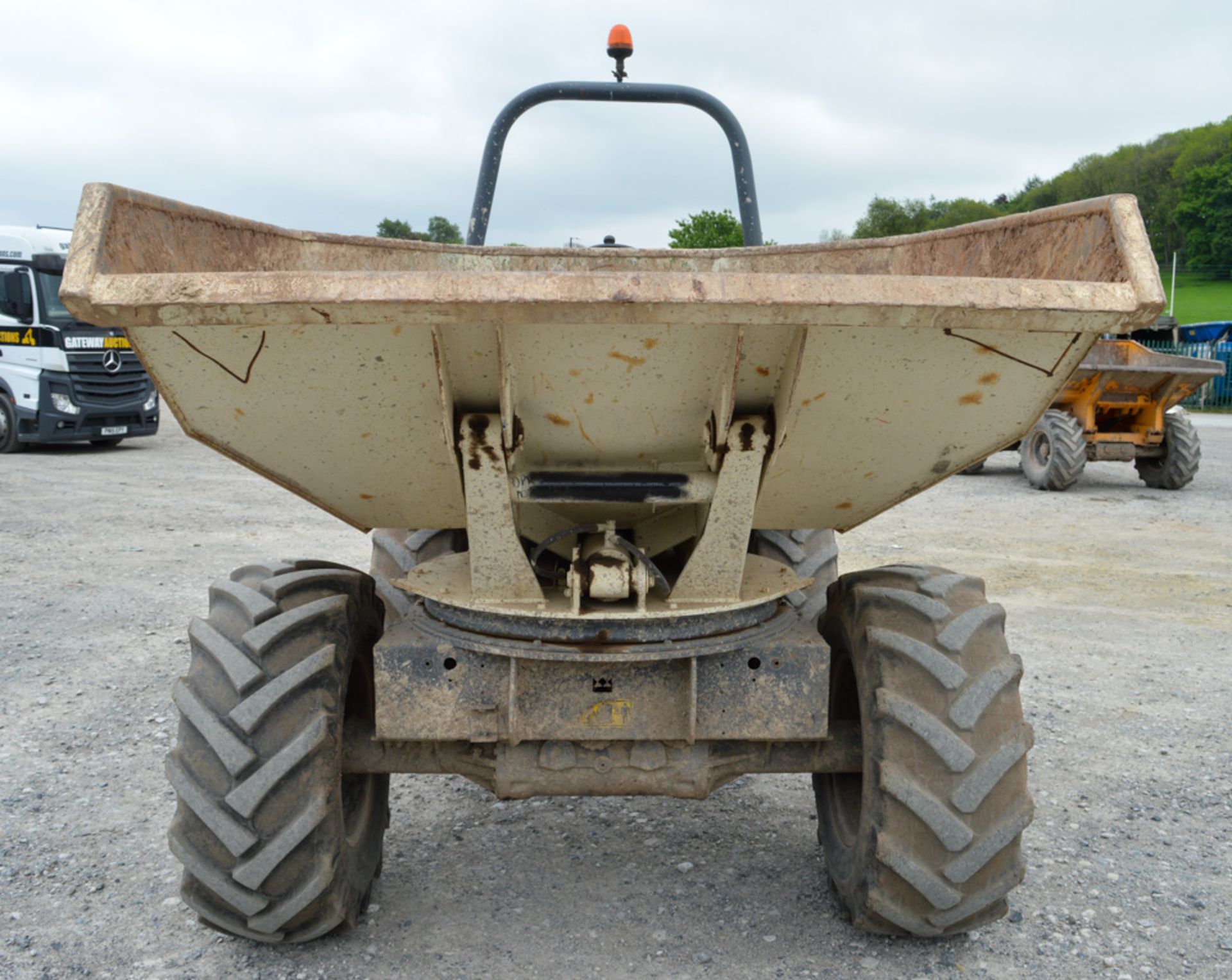 Benford Terex 6 tonne swivel skip dumper Year: 2007 S/N: E709FX701 Recorded Hours: 1921 DPR107 - Image 5 of 12