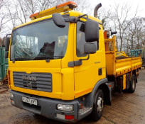 MAN TGL 12-180 12 tonne tipper lorry Registration Number: FJ57 AWY Date of Registration: 10/10/