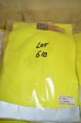 6 - Hi-Viz yellow sweatshirts size L New & unused