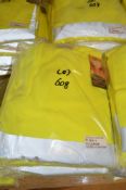 6 - Hi-Viz yellow sweatshirts size L New & unused